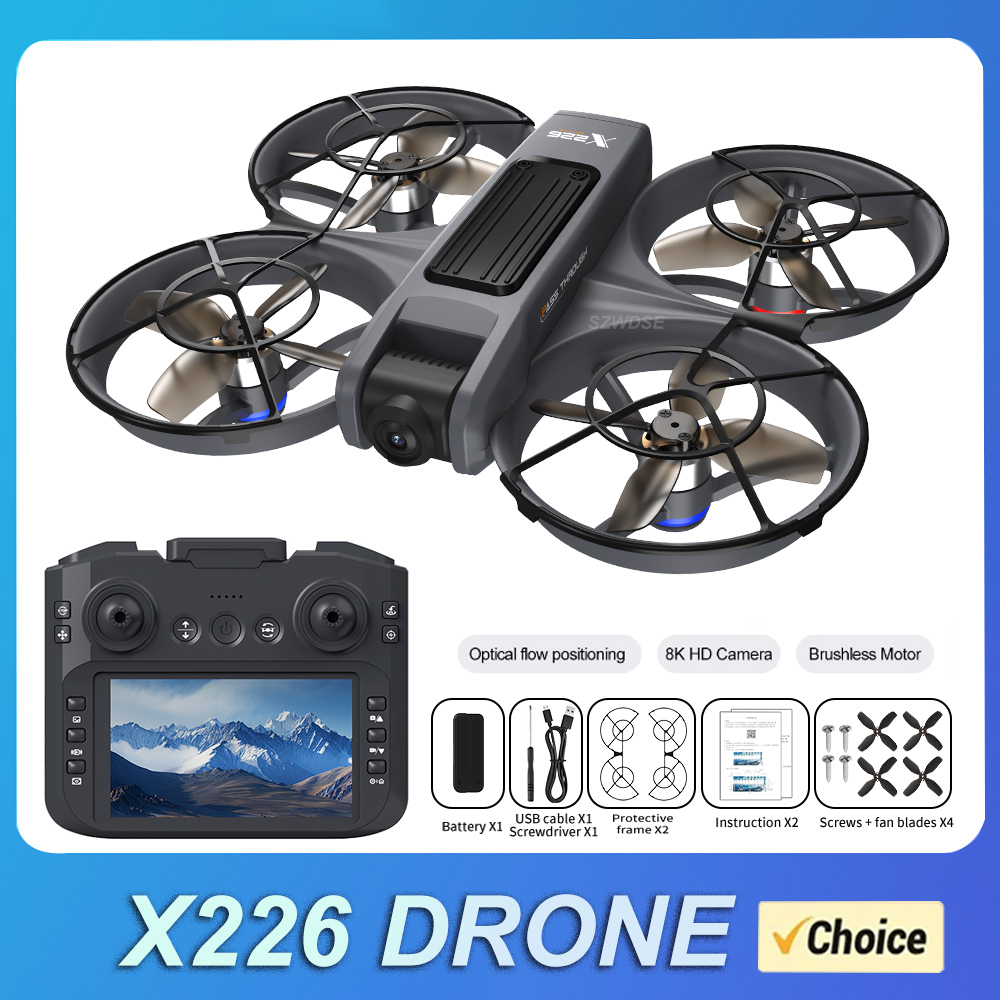Drone Camera 4K - โดรนรุ่นใหม่ X226 RC 2.4G 5G WIFI