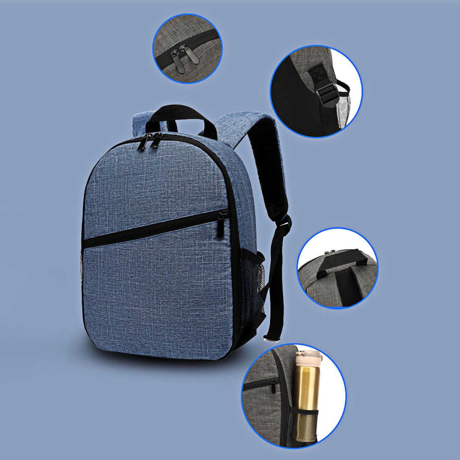 Drone Camera Case - กระเป๋าเป้สำหรับใส่กล้องที่ระบายอากาศได้ดี เหมาะสำหรับการถ่ายภาพขณะเดินทางกลางแจ้ง กระเป๋าสำหรับกล้อง DSLR และโดรน พร้อมที่ยึดขาตั้งกล้อง