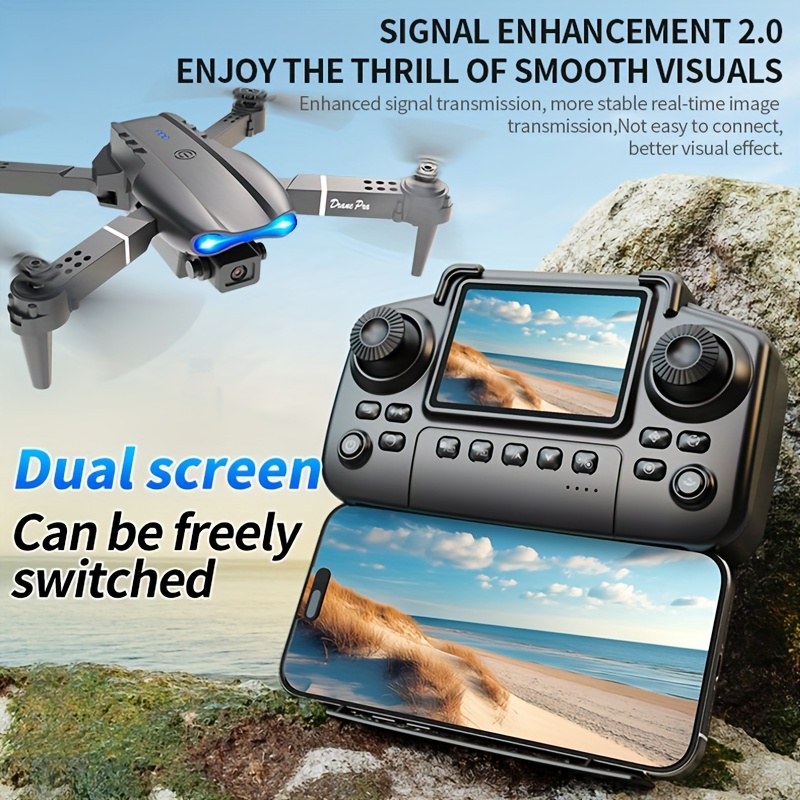 โดรนพับได้รุ่นอัปเกรด E99 PRO  - Drone Camera Hd บทวิจารณ์และราคา