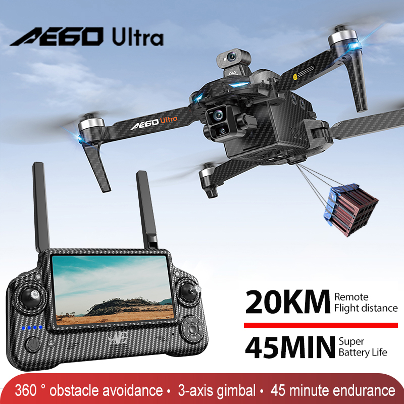 โดรน AE60 GPS ระดับมืออาชีพ กล - Drone Camera Hd บทวิจารณ์และราคา