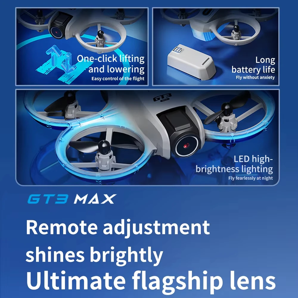 GT3 Max โดรน GPS พร้อมระบบ Opt - Drone Camera Hd บทวิจารณ์และราคา